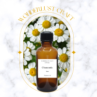 หัวน้ำหอมFragrance Oilกลิ่น Chamomile 30ml เกรดCosmeticสำหรับเทียน ก้านไม้หอม สบู่ เครื่องสำอางค์Wonderlust Craft