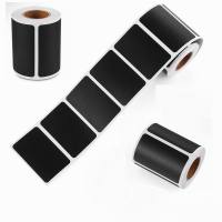 50 Roll Waterproof Chalkboard Kitchen Spice Label Stickers Home Jam Jar Bottle Tags Blackboard Labels Stickers Marker Pen