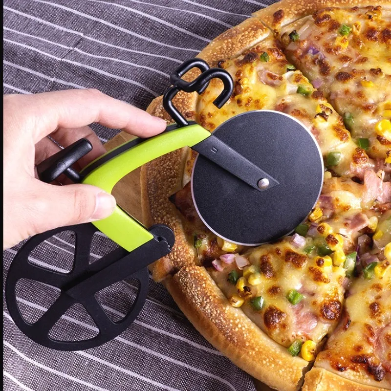 Bicycle Pizza Cutter Wheel Gifts for Cyclists Men Housewarming