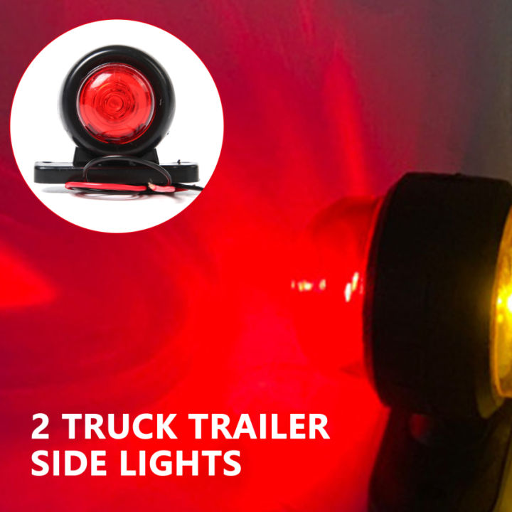ไฟ-led-สำหรับรถพ่วงรถกระบะ2ชิ้น24v-ไฟสัญญาณเตือนติดด้านข้างไฟสัญญาณเตือนสำหรับรถกระบะ