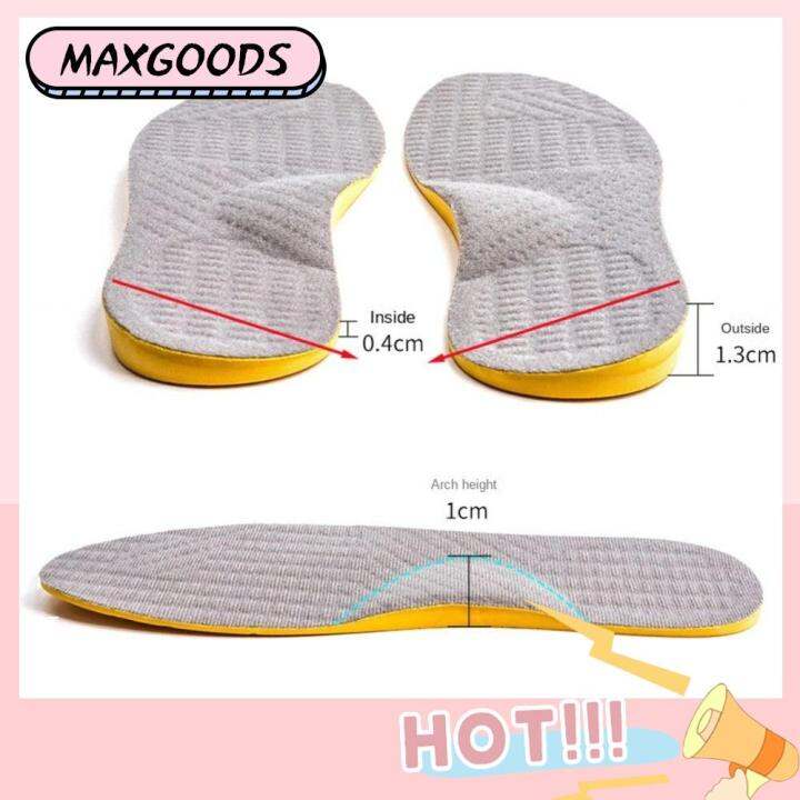 MAXG Sport Internal Octagon Breathable Compass Leg Orthopedic Insoles Oshaped Leg Correction