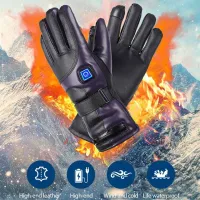 Men Women Rechargeable Electric Warm Heated Gloves Battery Powered Heat Gloves Winter Sport Heated Gloves For Climbing