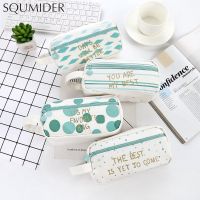 Creative Pencil Case Simple Big Pen Bags Students Large Capacity Pencil Cases Box Kid School Supplies Stationery