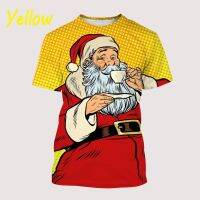 Christmas Costume funny T-Shirt Funny  Christmas hot selling Santa Claus  Kids and wo Kids 3D T-shirt Christmas print short sleeve cool fashion T-shirt oversize T-shirt