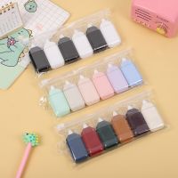 6 Pcs/pack Cute Kawaii Macaron Correction Tape Set Altered Tools School Office Corrector Stationery Kids Sweet School Supplies Correction Liquid Pens