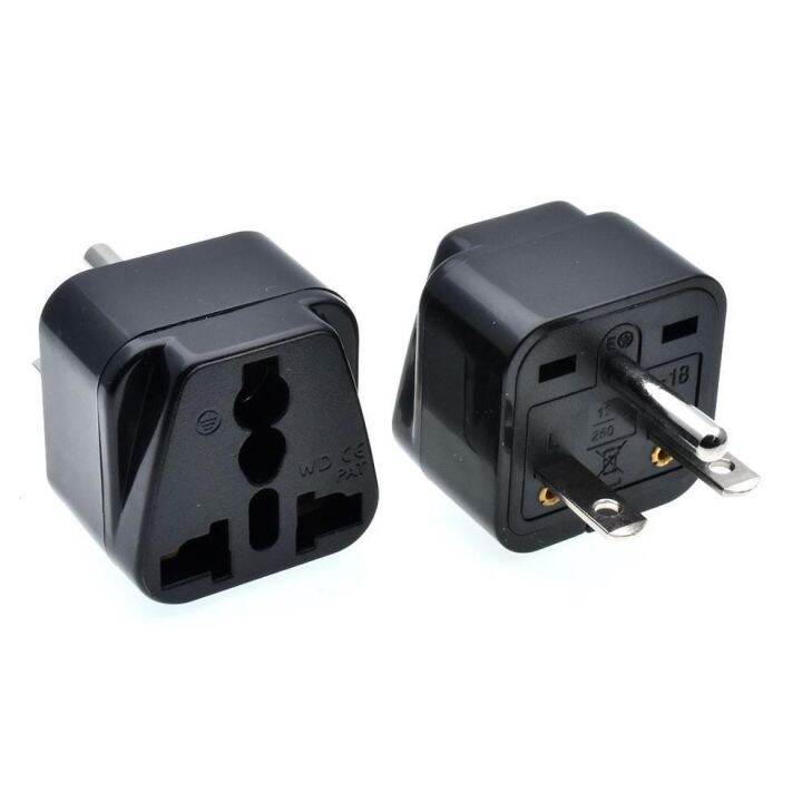Aircon AC Plug Adapter 1pc Travel Converter Adaptor WA18 NEMA615P to