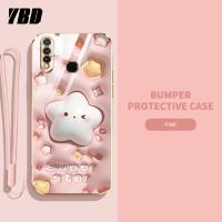 YBD2023ใหม่3Dแคนดี้เคสโทรศัพท์สำหรับหญิงสาวน่ารักสำหรับ Vivo S1 เคสกล้องแม่นยำเคสโทรศัพท์ยอดนิยมที่ครอบรูปแบบน่ารักพร้อมสายคล้องฟรี