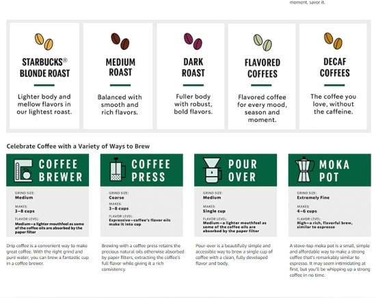 Cà phê starbucks decaf rang xay sẵn nguyên chất 100% arabica coffee house - ảnh sản phẩm 6