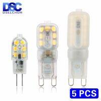 5pcs/lot LED Bulb 3W 5W G4 G9 Light Bulb AC 220V DC 12V LED Lamp SMD2835 Spotlight Chandelier Lighting Replace Halogen Lamps