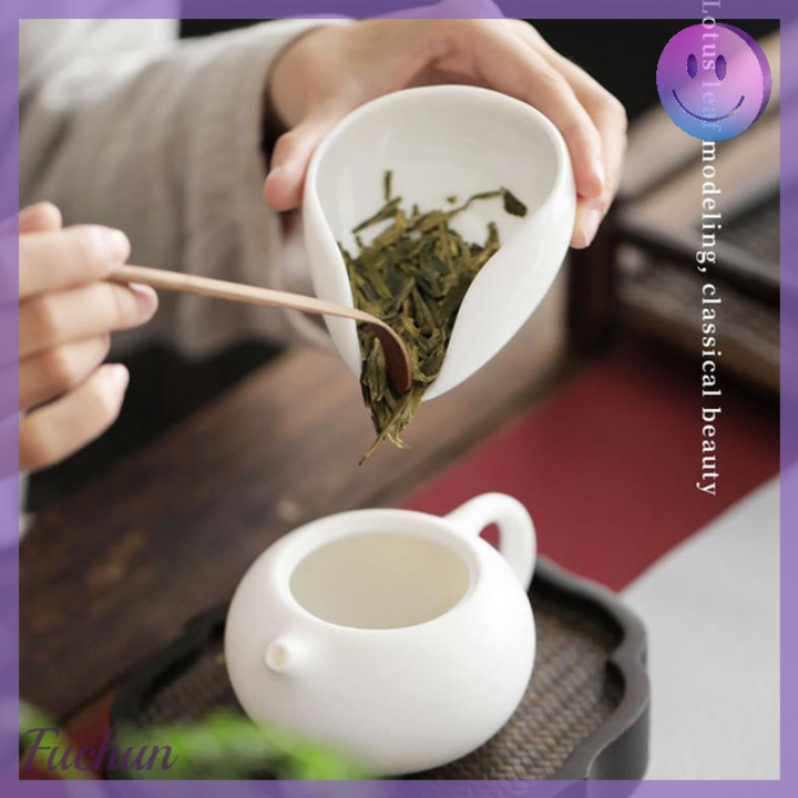 fuchun-อุปกรณ์กาแฟและชาช้อนตักชากังฟูอุปกรณ์เซรามิคจีนชาเครื่องเซรามิค