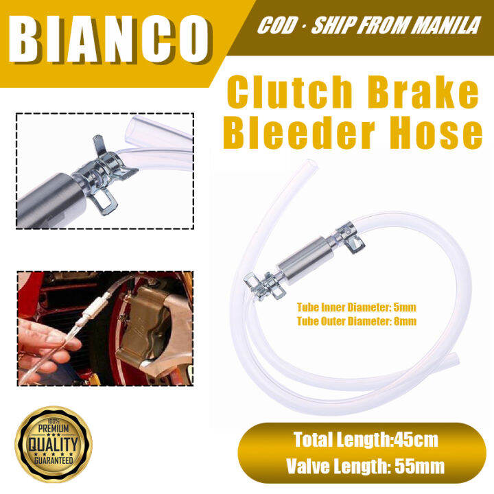 Motorcycle Clutch Brake Bleeder Hose Hydraulic Clutch One Way Valve