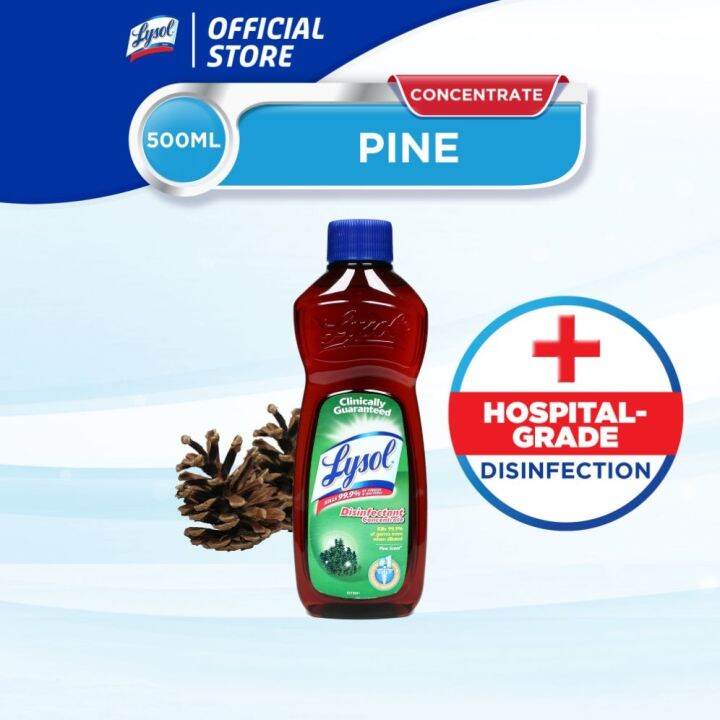 hot sale- Lysol Disinfectant Concentrate With Pine Scent 500ml | Lazada PH