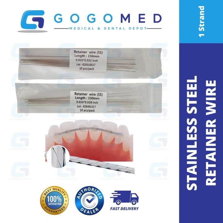 1 Strand Dental Retainer Wire Stainless Steel (SS) Lazada PH