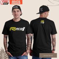 ขาย! ! !เสื้อเชิ้ต ผ้าฝ้าย พิมพ์ลาย Rcb1 Racing สีดํา สําหรับผู้ชาย M L XL Hem Distro ของแท้