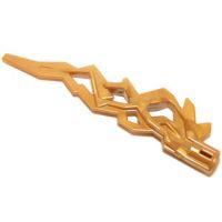 Lego part (ชิ้นส่วนเลโก้) No.11302 / 21873 Hero Factory Weapon Accessory - Flame/Lightning Bolt with Axle Hole