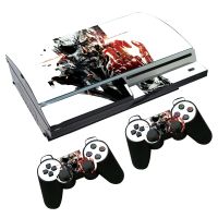 รูปลอกโลหะสติ๊กเกอร์สกินทึบสำหรับ PS3ไขมัน PlayStation 3เครื่องควบคุมและคอนโซลสำหรับผิว PS3ฟิล์มไวนิลสติ๊กเกอร์