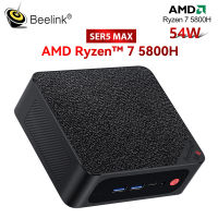 2023 Beelink SER5 Plus Ryzen 7 5800H หน้าต่างพีซีขนาดเล็ก11 Pro AMD DDR4 16G/32G RAM 500GB SSD NVME WiFi6คอมพิวเตอร์เดสก์ท็อป HD 4K