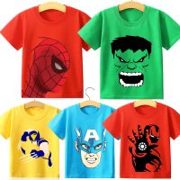 【CC】 Marvels Children T Shirt Boys Hulk Shirts Cotton Tee