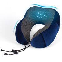 Memory Cotton U-shaped Travel Pillow Car Neck Pillow Noon Rest Pillow Aircraft Travel Pillow Relaxation Neck Health Care