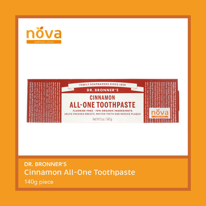 Dr. Bronner's Cinnamon AllOne Toothpaste 140g (pc) Lazada PH