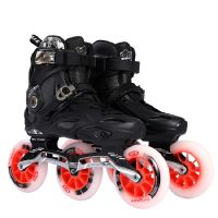 New Arrival ROSELLE RX6 Street Speed Fight Race 110mm Big Wheel Fast Speed Inline Roller Skates 3X110 Single Line CITYRUN 85A PU Training Equipment