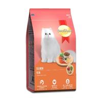 อาหารแมว รสปลาแซลมอน อายุ1ปีขึ้นไป 3 กก. (1 ถุง) Smartheart Adult Cat Food Salmon 3kg (1 bag)