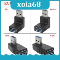 xoia68 Shop 1/2/5pcs USB 3.0 A Male to Female Adapter Connector plug cable Extension Extender 90 Degree Angle Coupler For Laptop PC