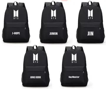  Combo Jimin Jung Kook Printed Bts Bag Baby School Bag College  Bags