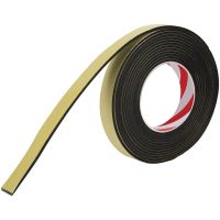 5m Black Single Sided Self Adhesive Foam Tape Closed Cell 20mm Wide x 3mm Thick