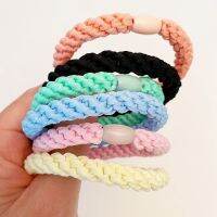 【cw】 12PCS  Korean Hair Scrunchies Quanlity Elastic Rubber Bands Children Holder/Gum/Tie/Accessories