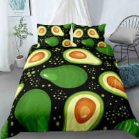 Premium Products Quilt Covers Avocado Printing Pattern Bedding Sets Soft Duvet Cover Set Pillowcases Multi Size 23 Pcs