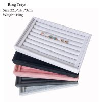 【hot】♛❀  New Jewelry Flat Trays Earring Rings Storage Display Convenient Makeup