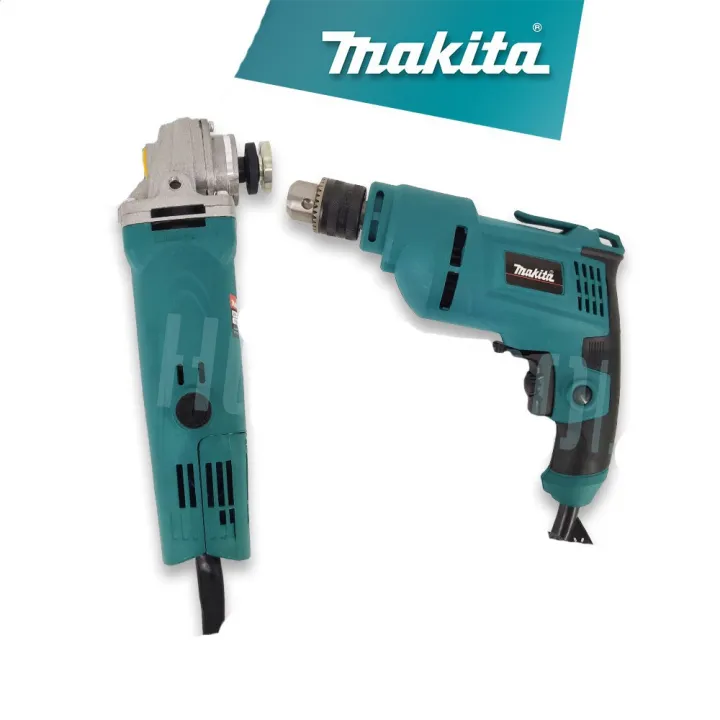 2 in 1 Impact drill and Grinder with carbon brush Power Tool Set 650W