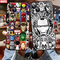 【Sell Well】FDD Marvel Avengers โลโก้สำหรับ iPhone 13 12 11 Pro Mini X XR XS Max SE 6 6S 7 8 Plus เคสโทรศัพท์ซิลิโคนฝาหลัง