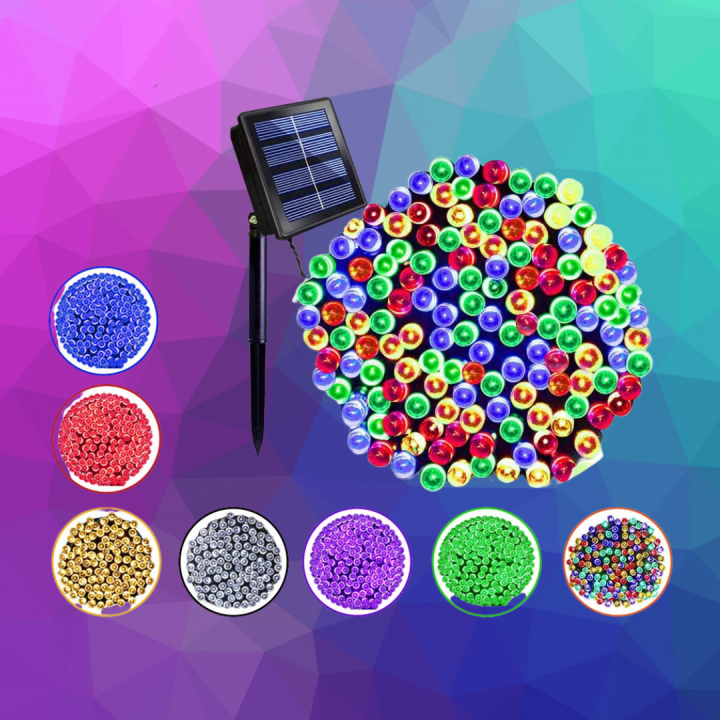 100Led Christmas Lights Solar Power Solar Christmas Light Outdoor