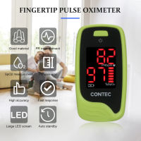 เครื่องวัดออกซิเจนในเลือด Fingertip Pulse Oximeter ความอิ่มตัวของออกซิเจนในเลือด การวัดจอแสดงผล LED Lanyard  CKS50-pro