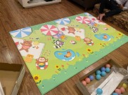 Thảm chơi trẻ em, thảm Sillicon Babycare Hàn Quốc cao cấp chống thấm chống