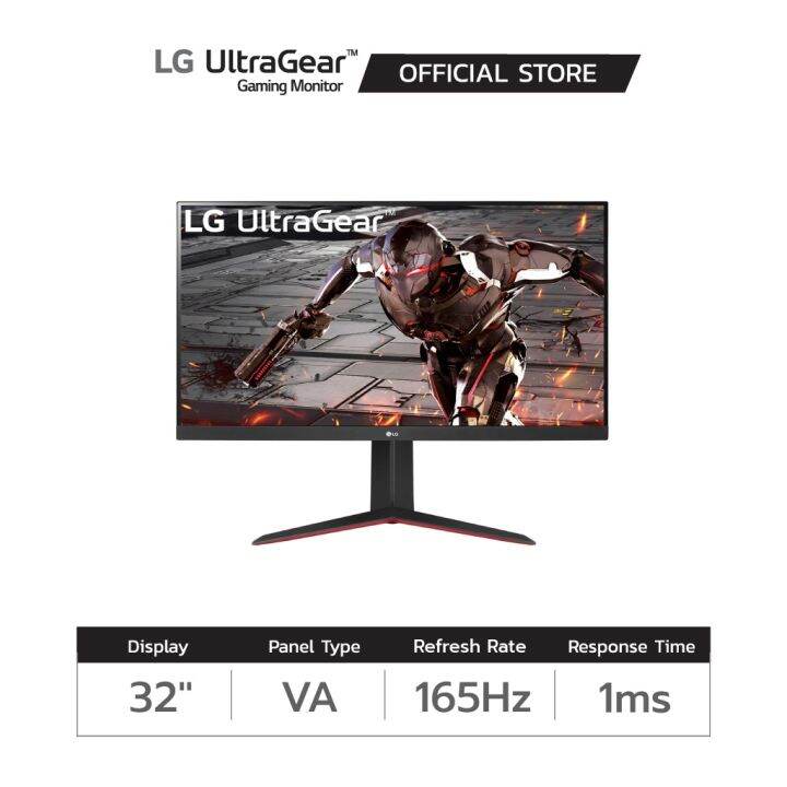 LG Gaming Monitor (32GN650-B) 32'' UltraGear QHD 165Hz LED With ...