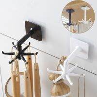 【cw】 Degrees Rotating Punch-Free Kitchenware Storage Rack Ties Hanging Organizer Holder Utensils ！