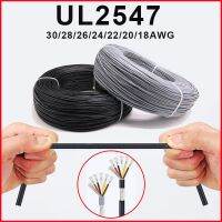 UL2547สัญญาณสายเคเบิลหุ้มฉนวน22 24 26 28 AWG PVC ฉนวน2 3 4คอร์แอมพลิฟายเออร์เสียงทองแดงหูฟังแบบมีสายเสียบ DIY สายควบคุม