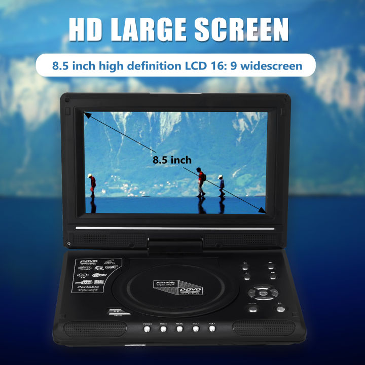 9-8inch-high-denifition-tv-dvd-player-portable-vcd-mp3-mpeg-viewer-with-game-handle-and-compact-disc