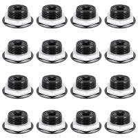 16X Push Button Quick Release Car Hood Bonnet Latch Pin Lock Bumper Clip Black