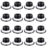 16X Push Button Quick Release Car Hood Bonnet Latch Pin Lock Bumper Clip Black