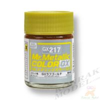 สีสูตรทินเนอร์ Mr.Metallic Color GX217 ROUGH GOLD 18ML บริการเก็บเงินปลายทาง