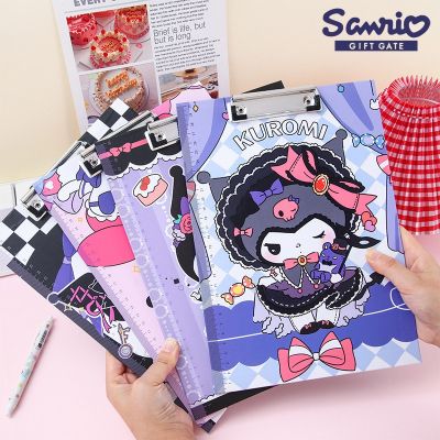 4pcs A4 Sanrio Folder Kuromi Cartoon New Folder Wordpad Student Test Paper Writing Stationery School Supplies Clop File Kids Toy