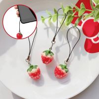 【YF】▧  Fruit Lanyard for Cellphone Keys Fashion Strawberry U Disk Pendant Chain