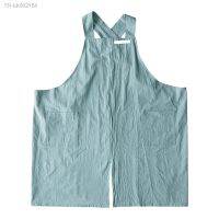 ✐⊕ Men Women Cotton Blend Painting Cross Back Artist Bib Home Kitchen Apron With Pockets Florist Cleaning Supplies Mint Green