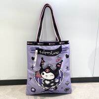 2023 Lesportsac ฤดูร้อนสินค้าใหม่ Cool Cool Rice Womens Bag Casual Tote Bag Cartoon Cute Handbag 2339กระเป๋าแต่งหน้า