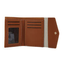 กระเป๋าสตางค์ใบสั้นผู้หญิง PU Leather Folding Mini Wallet,Card Clip,2020