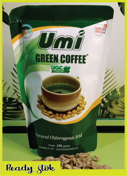 Kopi Hijau UGC UMI GREEN COFFEE Kopi Pelangsing Pembakar Lemak Original ...